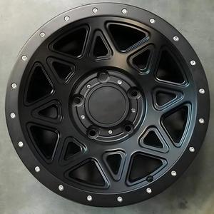 Jantes de voiture de tourisme Flow Forming 4X4 tout-terrain 17X9J 18X9J PCD 6X139.7 5X127 noires à disque profond, adaptées aux <span class=keywords><strong>Jeep</strong></span> ZM-14 - Product Image 3