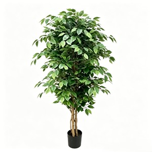 Life Like <b>Large</b> Faux Bonsai Tree Real Touch Artificial Ficus for Living Room Office Reception <b>Desk</b> Decoration - Product Image 1