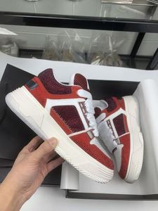 Baskets décontractées de luxe en cuir véritable pour hommes et femmes, style plateforme, à lacets, pour la marche - Product Image 2
