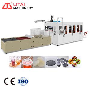 Máquina Termoformadora Automática Hidráulica para Vasos Desechables <span class=keywords><strong>de</strong></span> PS/PVC/PP para Helados <span class=keywords><strong>de</strong></span> Mascotas con Pantalla Táctil Inteligente - Product Image 3