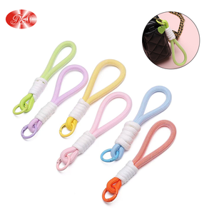 Nhà Máy Tùy Chỉnh Sáng Tạo Genki Cô Gái Thời Trang Nylon Handmade Bện Sợi Dây Thừng Cho Điện Thoại Trường Hợp Dây Buộc - Product Image 1