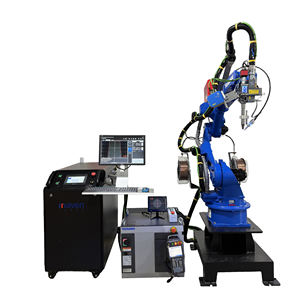 Soldadores láser Máquina de soldadura láser robótica Yaskawa con posicionador de gran tamaño y alimentador de alambre Doble - Product Image 3