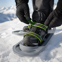 WOOWAVE Article populaire Raquettes à neige durables en EVA de 21 pouces avec semelle antidérapante et sangle réglable pour la randonnée en neige en extérieur