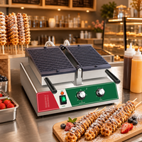 Grille électrique professionnelle à 13 compartiments pour crêpes et gaufres, 1600W, contrôle de la température, revêtement antiadhésif, offre spéciale