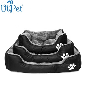 Di lusso eco-friendly solido modello quadrato cane letto caldo morbido inverno grotta nido per piccoli gatti e cuccioli - Product Image 3