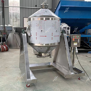 Cấp thực phẩm công nghiệp tự động 30L 50L 100L 300L nhỏ đôi hình nón Máy xay sinh tố quay trống khô thực phẩm bột trộn Máy trộn - Product Image 4