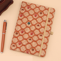 Coffret Cadeau Premium PQ : Carnets Colorés, Porte-Stylo, Essentiels Scolaires, Tissu Écologique Lisse en Cuir Vintage Minimaliste