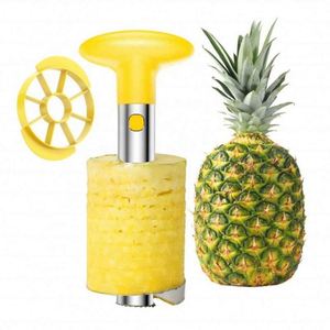 Professional Easy Core Removal <b>Kitchen</b> <b>Gadgets</b> Stainless Steel Pineapple Peeler Pineapple Corer and Slicer Cutter - Product Image 4