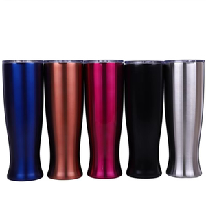 30oz Curved Stainless Steel Thermal Tumbler Double Wall Insulated Cup with Lid 6-12 Hours Insulation Eco-Friendly - Product Image 2