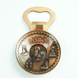 Abridor de Botellas de Aleación de Zinc con Forma Irregular, Estilo Art Deco de <span class=keywords><strong>Estambul</strong></span> y Madrid, <span class=keywords><strong>Precio</strong></span> al por Mayor, Recuerdo Turístico Personalizado NABA - Product Image 6