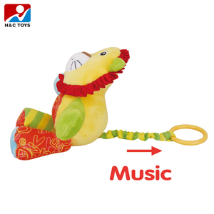 Giocattolo di Peluche Calmante per Neonati, Morbidi Animali di Cotone Carini con Corda Musicale, Giocattoli di Peluche Imbottiti - Product Image 2