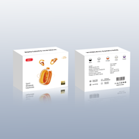 Auriculares de Traducción IA Transfronterizos con Indicador LED de Batería, Diseño de Clip para Oreja, Impermeabilidad IPX4, Modelo Privado, Cápsula Espacial de Plástico