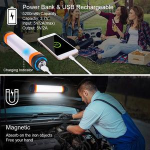 Giá tốt nhất không thấm nước <span class=keywords><strong>LED</strong></span> sạc cắm trại Torch Đèn pin xách tay ngoài trời IP68 đánh giá Torch cho cắm trại - Product Image 4