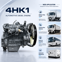 Ensemble moteur diesel SCDC authentique 4HK1 turbocompressé et avec refroidisseur intermédiaire, 24V Common Rail, pour remplacement de camion 700P
