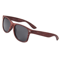 Lunettes de soleil rétro classiques transfrontalières à effet bois, protection UV400, monture complète, style clou de riz personnalisé, cadeau promotionnel