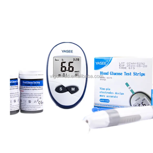 เครื่องวัดระดับน้ำตาลในเลือด กลูโคมิเตอร์ เครื่องตรวจวัดน้ำตาลกลูโคสในเลือด  แผ่นทดสอบน้ำตาลในเลือดสำหรับผู้ป่วยเบาหวาน 50 ชิ้น - Product Image 4