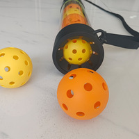 Baril de ramassage de balles de pickleball en plastique, pas besoin de se pencher pour les sports de plein air, 500g