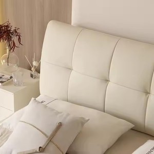 Petit Rangement Double Moderne King Size Cadre <span class=keywords><strong>de</strong></span> <span class=keywords><strong>Lit</strong></span> Jumeau avec Tête <span class=keywords><strong>de</strong></span> <span class=keywords><strong>Lit</strong></span> et Rangement - Product Image 2