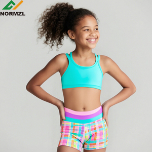 Top sportivo reggiseno sportivo per ragazze di alta qualità con blocchi di colore di alta qualità - Product Image 1