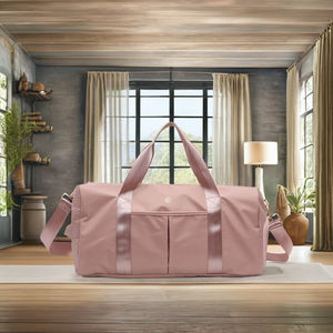 대용량 나일론 체육관 가방 지퍼 클로저 세련된 크로스바디 스포츠 토트 경량 기내 여행 더플 - Product Image 2