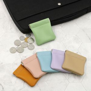 Portable Spring Frame Change <b>Pouch</b> PU Leather <b>Mini</b> Wallet for Coins Colorful Coin Purse Customizable Spring Frame Change <b>Pouch</b> - Product Image 1