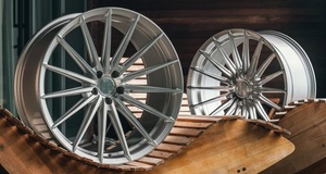 New Matte Gun Gray Aluminum Alloy <strong>Wheels</strong> 6x14.5 <strong>16</strong> Inch Multi Spoke Fine Polishing Rims - Product Image 3