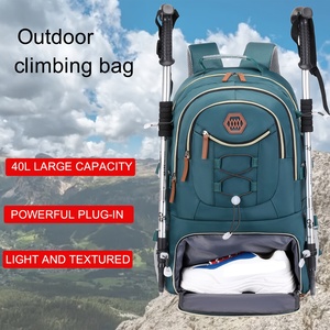 40L Multifunctional Travel Backpack Outdoor Climbing Hiking Backpack with <b>Shoe</b> Compartment for <b>Men</b> - Product Image 3