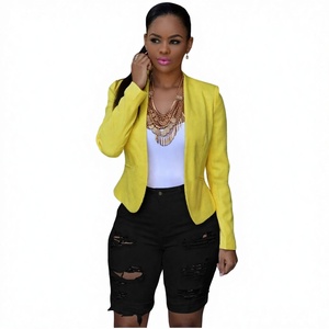 กางเกงยีนส์สกินนี่เอวสูงสีน้ำเงินขนาด 2XL ราคาส่ง คุณภาพดี สีน้ำเงินกลาง ลุคขาดๆ แบบเดนิม ความยาวระดับเข่า ระบายอากาศได้ดี ติดกระดุม - Product Image 2