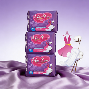 Serviettes hygiéniques en coton doux Macro Care pour femmes, serviettes hygiéniques pour femmes, serviettes hygiéniques pour les règles - Product Image 4