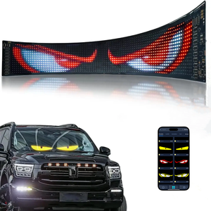 Panneau LED Oeil du Diable Dynamique avec Yeux de Démon, Panneau de Voiture avec Défilement Flexible, Programmable, <span class=keywords><strong>pour</strong></span> <span class=keywords><strong>Camion</strong></span> - Product Image 2