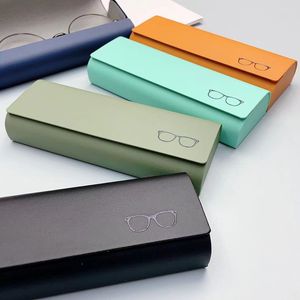 Estuche de Gafas de Cuero de Lujo con Logotipo y Estuche para Gafas de Sol, Impresión GRATUITA, Bajo Precio, MOQ Bajo - Product Image 4