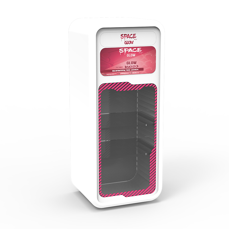 Apache Customized Heavy Duty Acrylic LED Light-Up Cigarette Display Rack with Floor Stand for Smoking Shop Retail — view 4