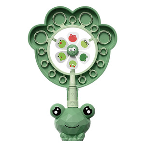 Bâton à bulles en forme de grenouille, multi-trous, grande capacité, jouet d'extérieur pour enfants de 2 à 6 ans - Product Image 5