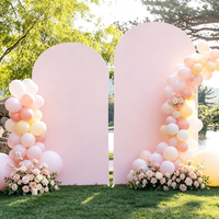 Support de bannière pop-up personnalisé en tissu tendu pour décorations de fête d'anniversaire, de baby shower ou d'anniversaire de mariage