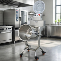 Mélangeur vertical commercial, hachoir alimentaire, machine de 32 L, équipement de traitement de la viande et des légumes, machine professionnelle industrielle