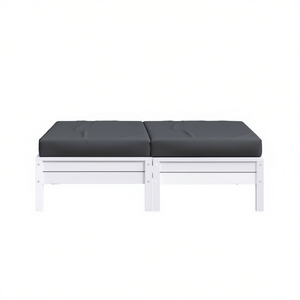 Anthracite Oxford Fabric <b>Pallet</b> <b>Cushion</b> 23.6x23.6x2.4 Inches Furniture Pad - Product Image 1