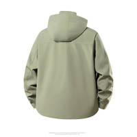 Blouson Bomber Imperméable à Capuche pour Homme, Veste de Travail d'Hiver d'Extérieur avec Fermeture Éclair, Coupe-Vent Personnalisable avec Logo, OEM