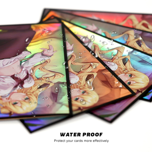カスタムTCG公式YUGIOHサイズ63X 90MMアニメアートプリントホログラフィックカードスリーブ - Product Image 4