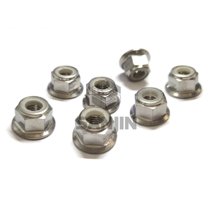 น็อตล็อคหัวแบนชุบนิกเกิลความแข็งแรงสูง OEM พร้อมไนลอนล็อค ขนาด M6-<span class=keywords><strong>M12</strong></span> สำหรับจักรยาน มอเตอร์ไซค์ รถยนต์ และยานยนต์ - Product Image 4