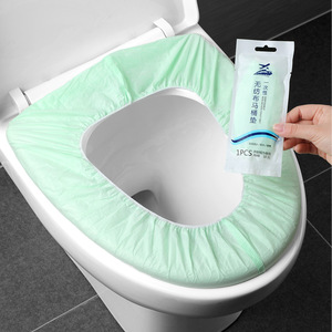 Disposable Toilet Seat Covers Non Woven Fabric Waterproof Travel Hotel Home Use 10 Pack - Product Image 1