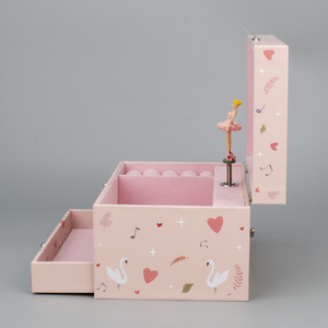 La Doyee Swan Lake Song Boîte à musique ballerine rotative pour enfants - Product Image 5