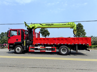 Grue de camion de 8 tonnes, 240 CV, hauteur de levage maximale de 20,5 m, grue mobile montée sur camion pour la construction