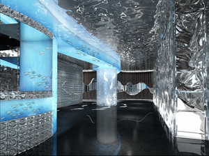 EL249 4x8 304 Paslanmaz Çelik Dekoratif 3D Tasarım Kabartmalı Panel Altın Su Dalgası Levha Duvar Tavan Paslanmaz Çelik Plaka - Product Image 4