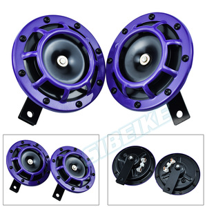 Claxon eléctrico Universal para coche, claxon eléctrico de doble tono, de doble tono bomba eléctrica, montaje en rejilla de 12V - Product Image 4