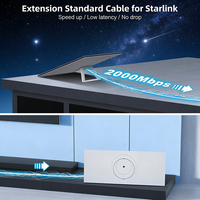Kabel Starlink Gen 3 V3 Mini Internet Satelit Digital Tahan Air Definisi Tinggi Bentuk Persegi Panjang