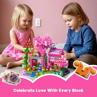 DUNILE Lot de 100 blocs de jeu magnétiques Prince Flower pour l'apprentissage de la construction éducative pour enfants