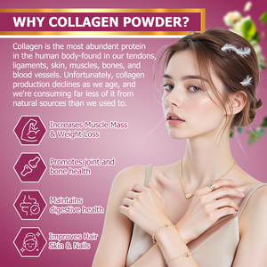 Colágeno en Polvo de Fábrica con Mezcla Patentada de Multicolágeno, Suplemento para Aumentar la Masa Muscular y la Pérdida de Peso - Product Image 3