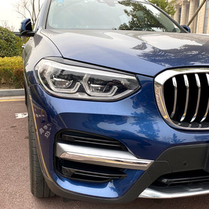 Carbon Fiber Textured Piano Black Headlight Eyebrow Stickers For BMW X3 X4 G01 G02 2018+ Front Exterior Modification Parts - Product Image 3
