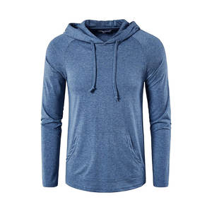 <b>Men</b> Sports <b>Running</b> <b>Hoodie</b> Soft Stretch Fabric Hoodies For Gym Training Jogging and Activewear Wholesale - Product Image 2