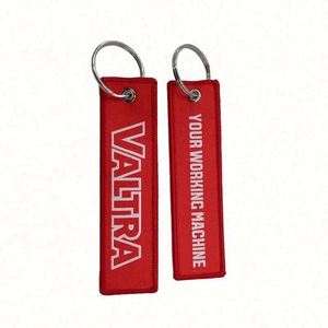 High Quality Custom Fabric Embroidery Crew Keychain Embroidered Flight Keyring - Product Image 5